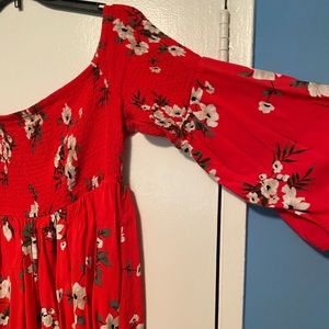 Off the shoulder dress